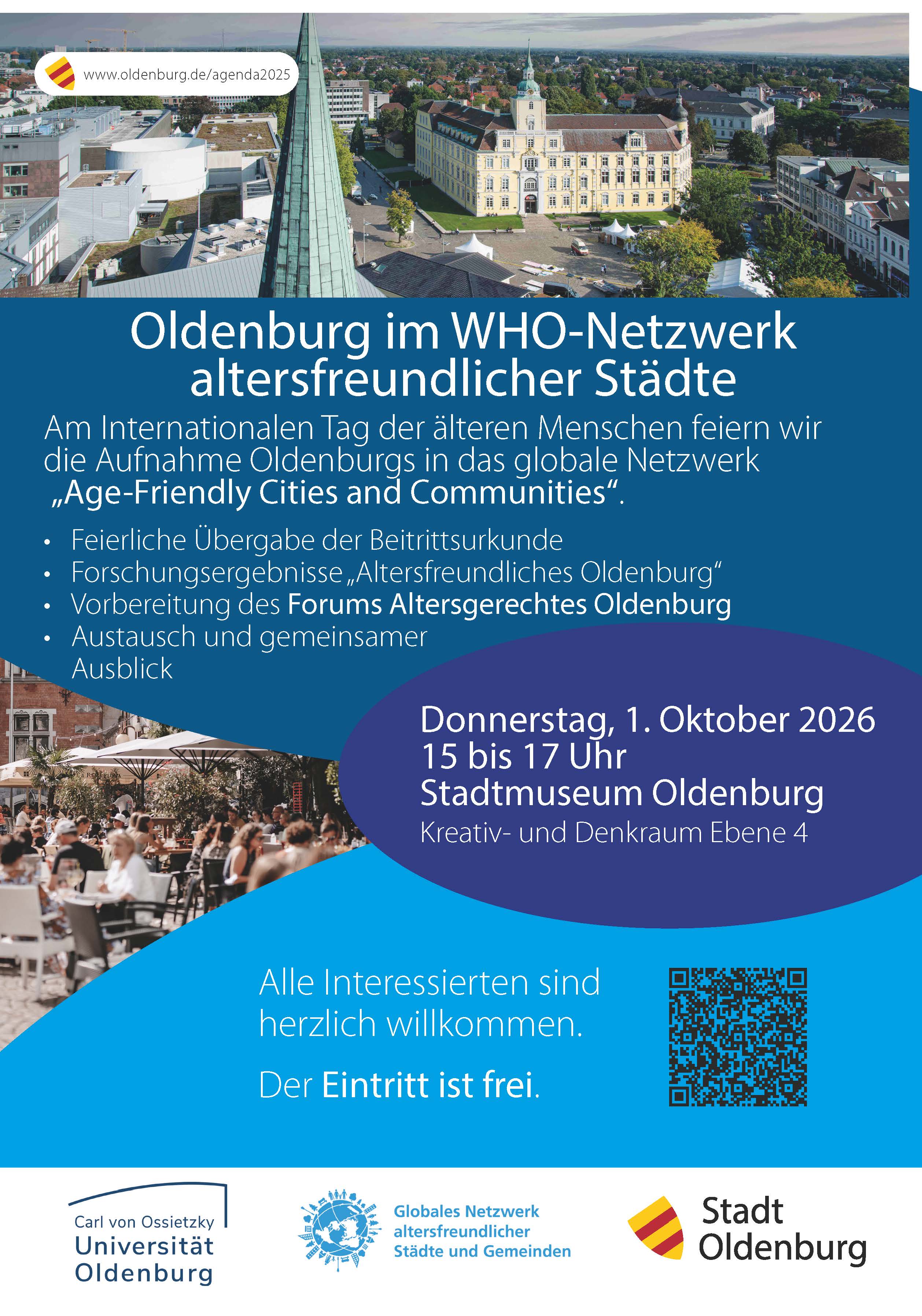 Plakat zur Veranstaltung. Quelle: Stadt Oldenburg – Stadt Oldenburg