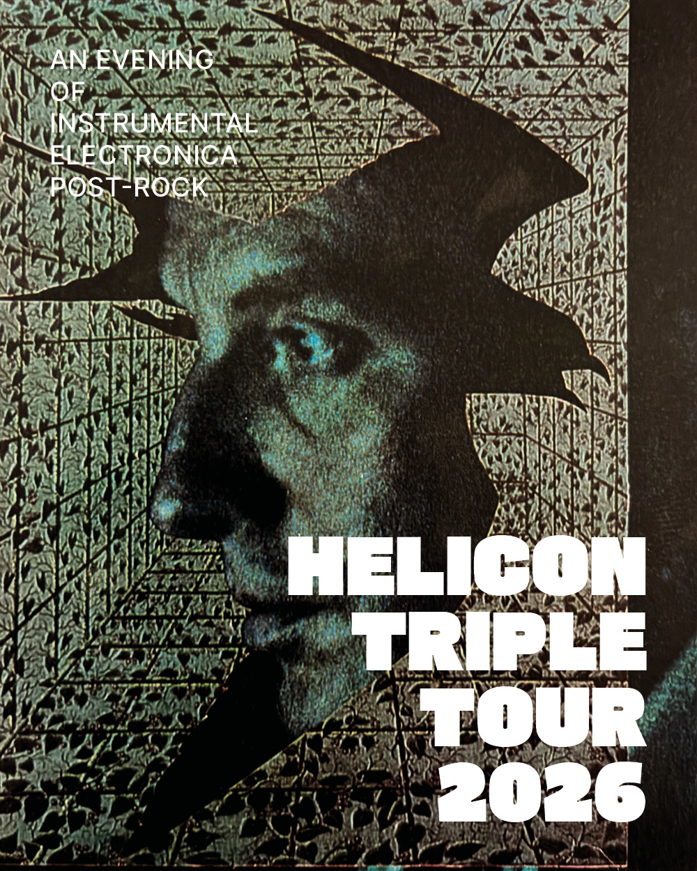 Plakat „Helicon Triple Tour 2026“. Quelle: Helicon Fest – Helicon Fest
