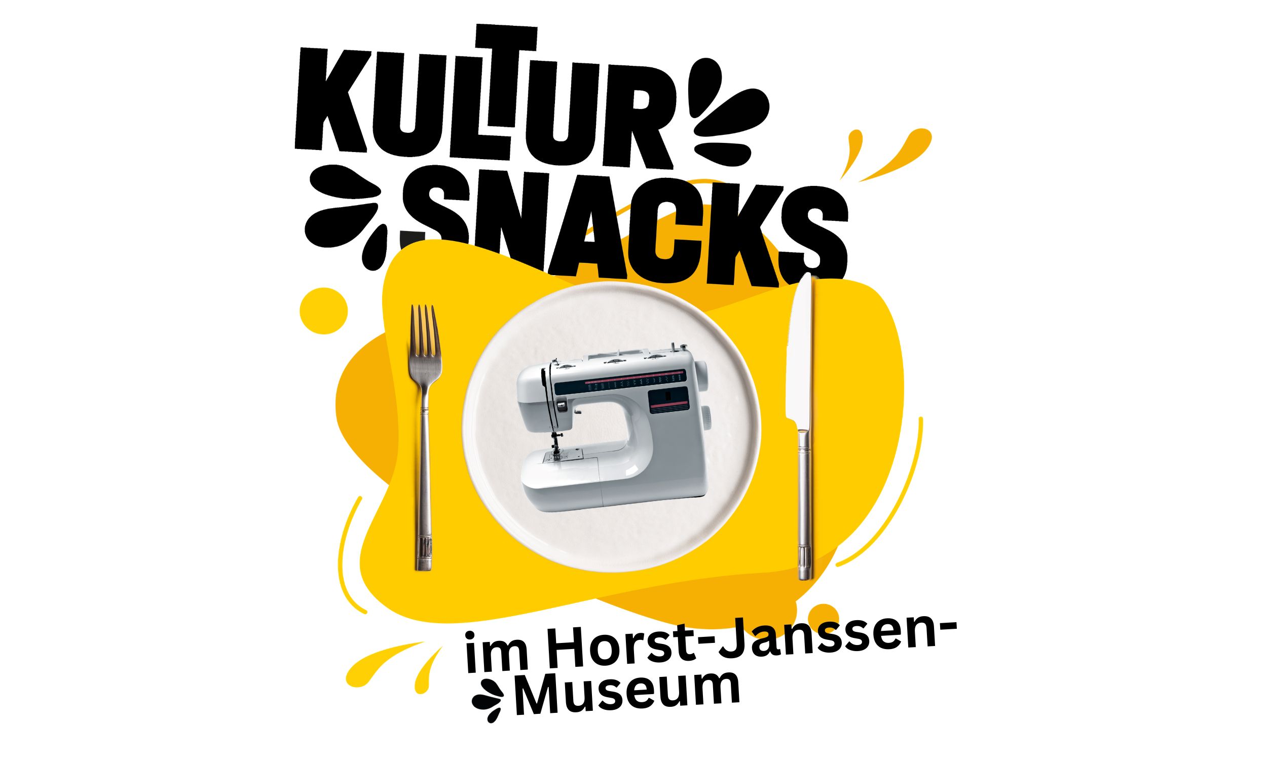 Kultursnack: Horst-Janssen-Museum, Motiv ist eine Nähmaschine. Quelle: OTM – OTM