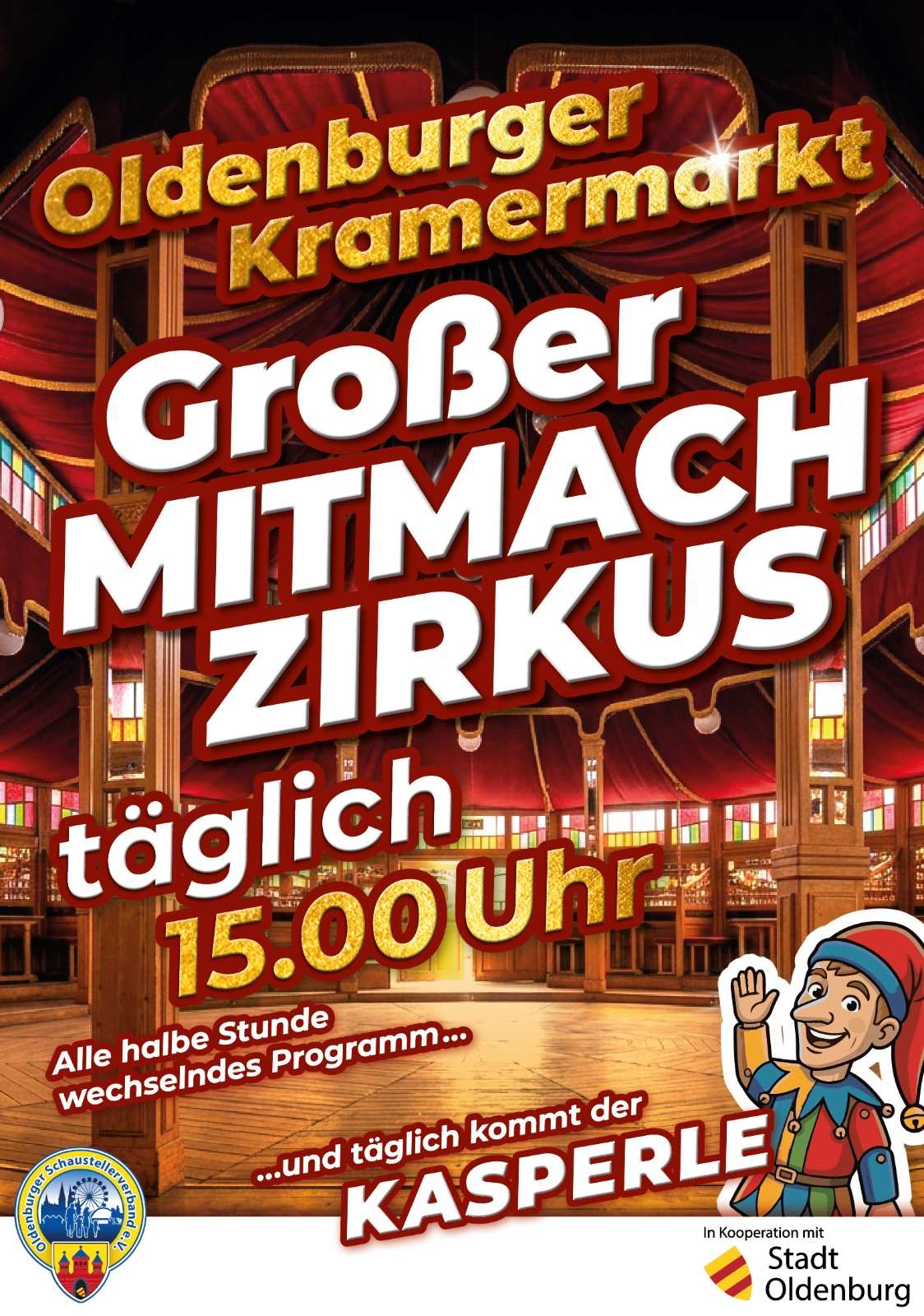 Plakat Spiegelzelt mit Kasperle 2026 Copyright OSV – OSV