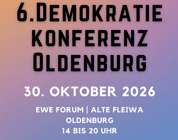 6. Demokratiekonferenz. Quelle: Stadt Oldenburg – Stadt Oldenburg